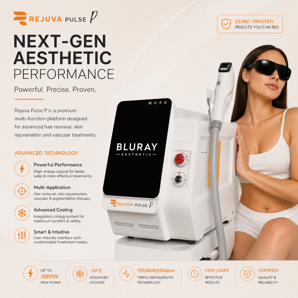 IPL machine for permanent hair reduction and skin rejuvenation treatments in aesthetic clinics