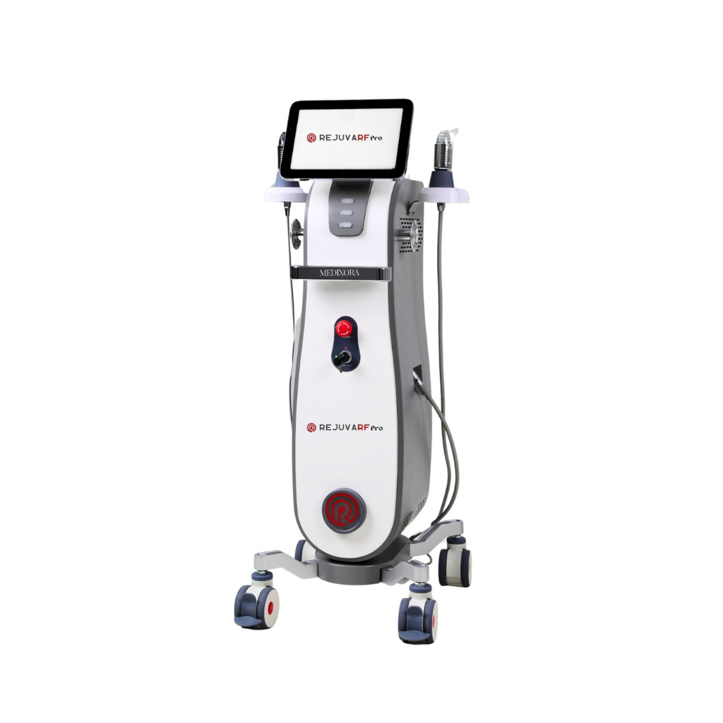 MNRF machine by Bluray Aesthetic for skin tightening, acne scar treatment, and skin rejuvenation